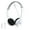 White_Single plug, variant on Adjustable Headband Noise Reductions Headsets For Gaming And Office Use