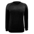 thumbnail image 4 of ATOYSOY Women's Casual Ribbed Shirts Knitted Sweaters Loose Tops Color Block Pullover Workout Long Sleeve Tees Fall Winter Fashion Crew Neck Sweatshirts Outwear Black M, 4 of 5