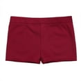 thumbnail image 6 of Haitryli Kids Girls Dance Booty Shorts Gymnastic Workout Cycling Yoga Shorts Sports Bottoms Burgundy 6, 6 of 8