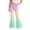 Light Purple-Sad, variant on Mnyotv Gradient Print Flared Leggings for Girls Casual High Waisted Sports Yoga Pants with Pockets Size 9-10 Year