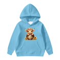thumbnail image 3 of Kiijoy Little Girls Cute Cow Hoodie Casual Graphic Long Sleeve Pullover Sweatshirt, 3 of 3