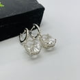 thumbnail image 4 of Sparkle Crystal Stud Earring-925 Sterling Silver-Unique Crystal Studs- Everyday Studs-Oval Birthstone Studs Gift For Her, 4 of 12