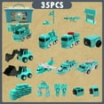 thumbnail image 5 of DLQT 26-Piece Magnetic Deformation Engineering Car Children'S Magnetic Toy Car Building Blocks Assembly Splicing Engineering Deformation Combination King Kong Boy, 5 of 7