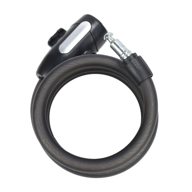 Candado de Cable Jadeshay para Bicicleta 4,9 Pies Color Negro Mate