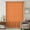Orange, variant on Orange Morocco Sheer Curtains 54 Inches Long, Geometric Leaf Diamond Lattice Abstract Light Filering Curtains, Breathable Simi Curtain Privacy Drapes for Kitchen Bathroom Small Window Treatment