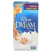 Rice Dream Rice Drink, Enriched Vanilla, 64 Oz (Pack of 8)