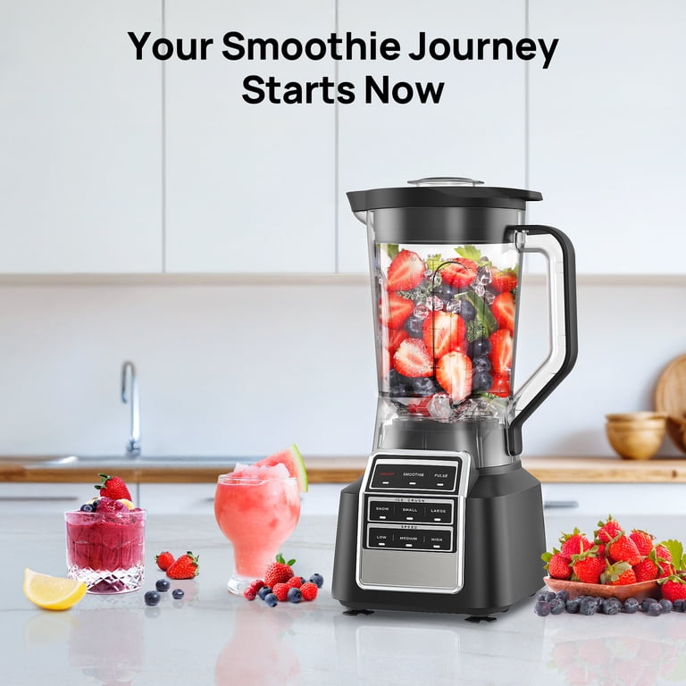 Smoothie Blender for Shakes and Smoothies, 1500W Peak Power