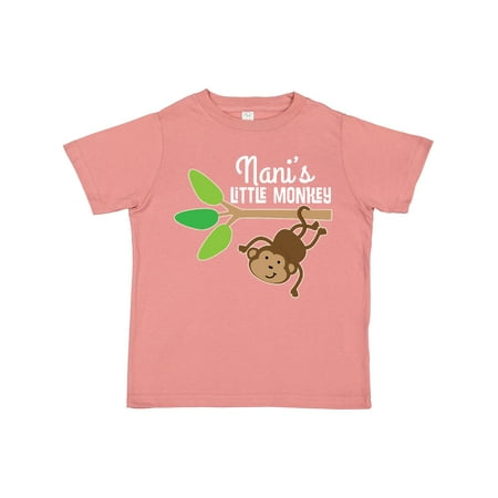 

Inktastic Nani Little Monkey Grandchild Gift Toddler Boy or Toddler Girl T-Shirt
