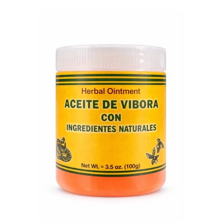 Aceite de Vibora Ointment 3.5 oz (100g) – Herbal Topical Skin Care Ointment with Natural Ingredients Moisturizing & Daily Use Aceite de Vibora Ointment 3.5 oz (100g) – Herbal Topical Skin Care Ointment with Natural Ingredients Moisturizing & Daily Use