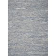 thumbnail image 1 of 7'6" x 9'6" Wool & Viscose Ocean Blue Area Rug, 1 of 1