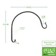 thumbnail image 2 of ACHLA Designs WB-03-2 12 in. Arc Wall Bracket, Black - Pack of 2, 2 of 2