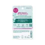 eos 100% Natural & Organic Lip Balm Sphere - Strawberry Sorbet 0.25 oz
