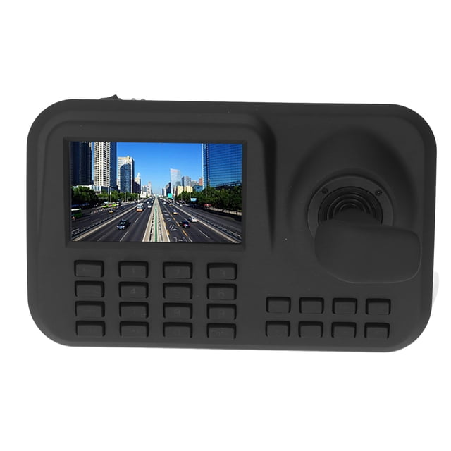 Controlador De Cámara PTZ, Teclado De Control De Cámara De Red Con Joystick 3D De 100 - 240 V Con Pantalla HD De 5 Pulgadas Para Departamentos Gubernamentales De