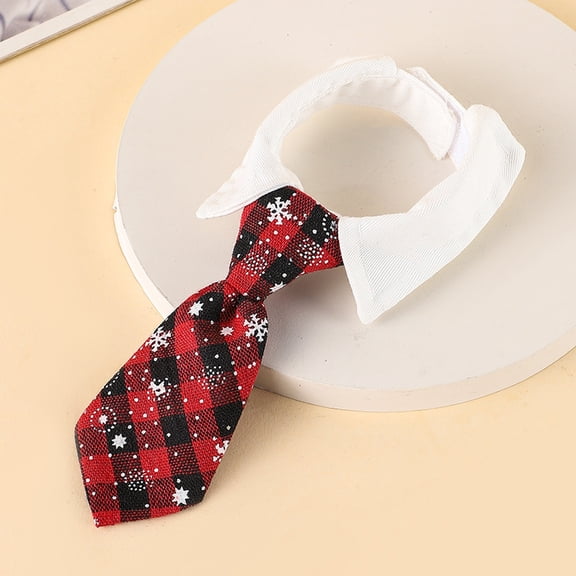 Bow Tie Suit Scarf Dog Collar Accessories Bow Tie, Scarf & Collar for & Small Dog,Gifts for Pets and Pet Lovers(Brown,L)