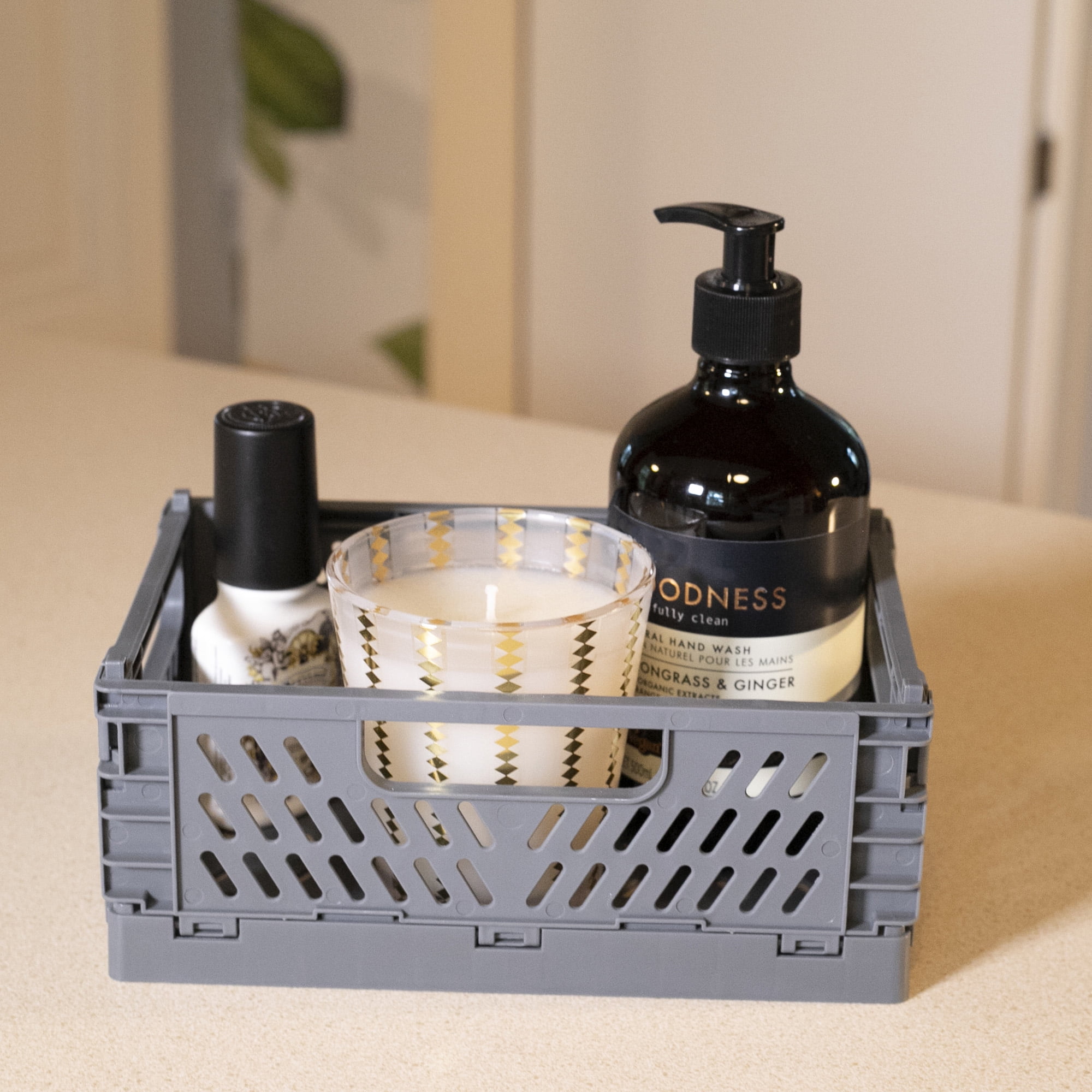 EZDO Small Collapsible Storage Crates 3 Pack