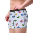 thumbnail image 2 of Uemuo Sea Turtle Whale Pattern Men's Boxer Briefs,Trunk Anti-Chafing,Comfortable, Durable, and Stylish Underwear-Small, 2 of 9