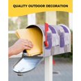 thumbnail image 6 of Mailbox Cover Purple Abstract Geometric Oil Painting Mailbox Covers Magnetic Standard Size,Post Box Cover for Outdoor Garden Yard,Grey Gradient Watercolor Art Mailbox Wraps Mailbox Decals 21x18in, 6 of 6