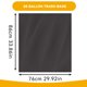 thumbnail image 5 of Bolsas de basura grandes con cordón para cocina, 30 galones, bolsa de basura negra, sin perfume, 48 unidades, bolsas de basura resistentes a BPA, 5 of 5