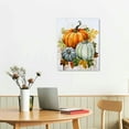 thumbnail image 2 of JRXY Pumpkin Decor Wall Art Halloween Themed Canvas Wall Decor for Kitchen Bedroom Living Room Home Decorations Farmhouse Fall Pictures Autumn Harvest Festival Party Posters Dinner 12x16 in, 2 of 4