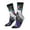 2 Black-1, variant on Colorful Haired White Horse Print Adult Socks for Men & Women,Calf Socks, Ankle Socks,Boots Socks,Breathable Casual Sock,Unisex Crew Socks