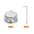 thumbnail image 3 of Uxcell Aluminium Potentiometer Knobs, 1/4" (6mm) Universal Volume Tone Control Knobs with Arrow Indicator for Guitar, Bass, 13/16" Silver, 3 of 7