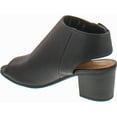 thumbnail image 3 of Soda Women's Harlyn-S Leatherette Cutout Peep Toe Booties, 3 of 4
