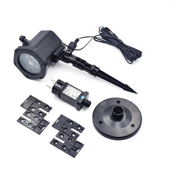 MesaSe 12 Themes laser,IP65 Waterproof Christmas Snowflake Projector Lights for Outdoor (Black)