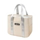 thumbnail image 1 of Wosthever Bolsa de almuerzo escolar para niños, bolsas refrigeradoras reutilizables, bolsa de almuerzo impermeable para estudiantes, fiambrera Almacenamiento y organización del hogar beige, 1 of 6