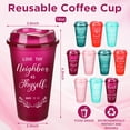 thumbnail image 2 of Tazas de café Skylety Bible Verse, 16 onzas, plástico, 20 unidades, arcoíris, 2 of 7