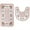 pink, variant on Rose Bathroom Rugs 1 Piece, Polyester Bath Shower Mat Non-Skid Absorbent Shaggy Toilet Floor Rug - Green