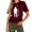 Wine, variant on Aloohaidyvio Tops,Fashion Women Casual Printing Pullover Short Sleeve T-Shirt Tops Blouse