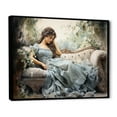 thumbnail image 2 of Designart "Stylish 1850S Suffused Portrait" Fashion Floater Framed Canvas Print, 2 of 7