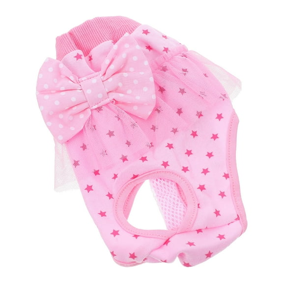 LULULION Dog Incontinence Pants Female Cotton Pink Leak Prevention 1Set