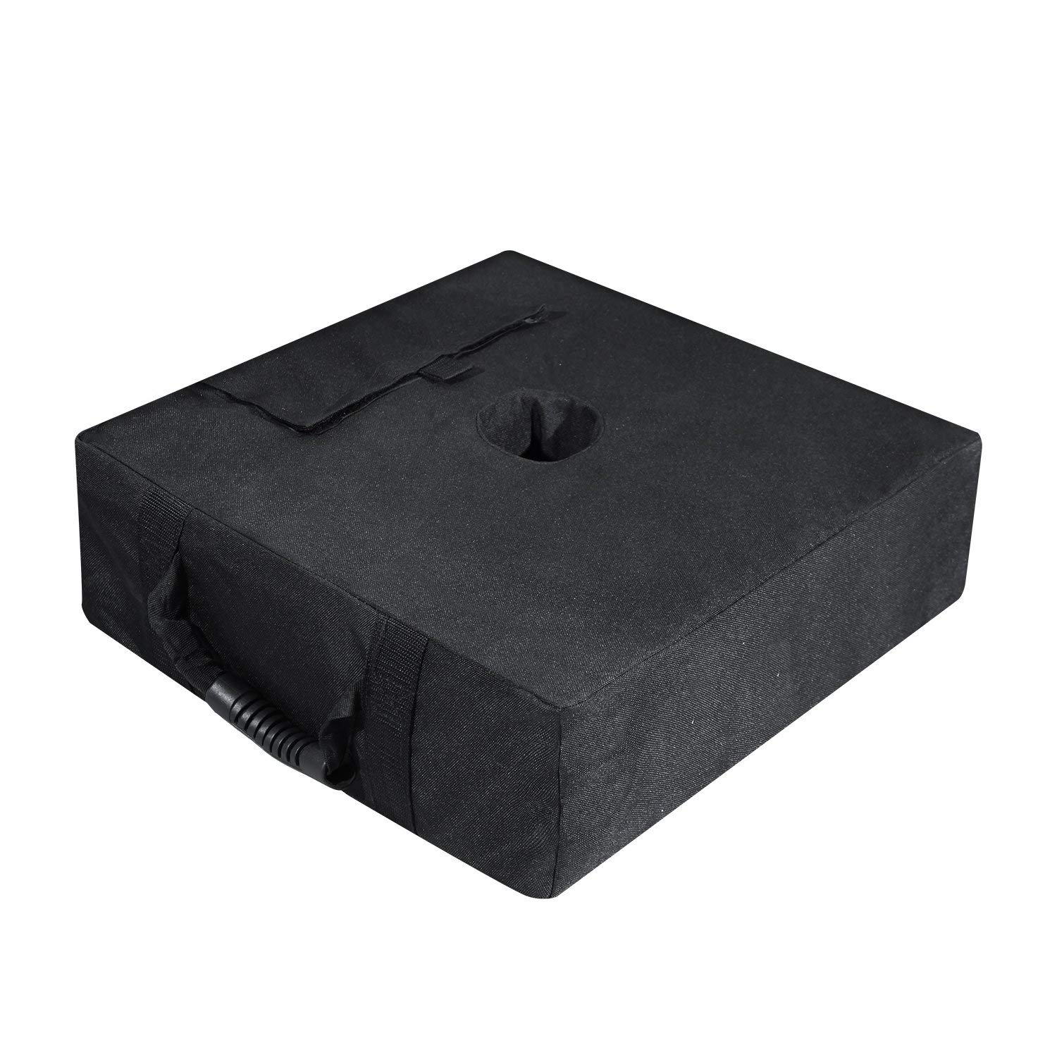 Simple Deluxe LGBAGXWTSDSQB Square Base Weight Umbrella Sand Bag 100
