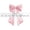 Pink, variant on Oversized Christmas Bow, Large Holiday Hanging Bow, Broad Loops and Long Flowing Tails, Door Tree Wall Window Backdrop for Welcoming Rooms and Gatherings for Home Display