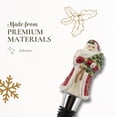 thumbnail image 4 of Spode Christmas Tree Santa Figural Bottle Stopper – Beverage & Wine Stopper, Ideal Holiday Home Décor, Holiday Entertaining – Decorative, Reusable & Festive Wine Accessory, 4 of 7