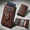 Brown212, variant on Brown212 Leather Trifold Smart Wallet with AirTag Holder, RFID Blocking, Card Slots