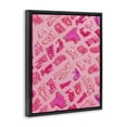 thumbnail image 2 of Stupell Industries Contemporary Tiny Doll Shoes Pink Black Floating Frame Canvas Art, 17 x 21, by LISH Creative, 2 of 8