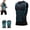Black, Grey, White, variant on Evolv V Boost Shirt Men, V2.0 Compression Sleeveless Shaping Shirt Tank Men Feel the Power of Confidence, Energy & Strength