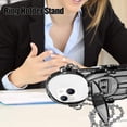 thumbnail image 6 of Compatible with iPhone 14 Astronaut Case with Kickstand Mirror Lanyard Shoulder Strap Case Detachable Glitter Paper Mirror Case for Women Girls Cute 3D Astronaut Bling Case, Black, 6 of 16