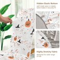 thumbnail image 5 of Yayeee 2 Pack Dining Chair Covers Stretch Parson Chairs Slipcovers Seat Protector, Ghost Design, 5 of 6