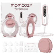 Momcozy Breast Pump V2 Pro Hospital-Grade, Hands-Free Wearable Wearable Pump with DoubleFit Flange, 24mm