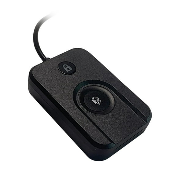 Win Hello Fingerprints Reader With Multiple Account Registration One Touches Screen Locks 5ft Cable For Desktop And Laptop Computers