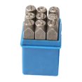 thumbnail image 4 of Letter Number Steel Punch Stamp Set 9Pc Stamping Punch Storage Case 3mm, 4 of 6