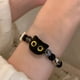 thumbnail image 1 of Pulseras para mujer, regalos para mujer, pulsera de cuentas tonta y linda, pulsera exquisita para novias de minorías femeninas, pulsera de cerámica para parejas linda y versátil, pulsera de madera, 1 of 5