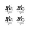 thumbnail image 1 of QualitChoice 4 Pieces Cake Mold Assortment Stainless Steel Mousse Mould Pastry Baking Cooking Tool Bakeware Bakery Home Accessory Hexagon 1 Pc, 1 of 6