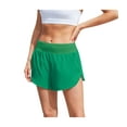 thumbnail image 3 of Asklazy Mid Waisted Dolphin Athletic Shorts for Women Lightweight High Split Gym Workout Shorts with Liner Quick Dry,US Size,Green,2XL, 3 of 11