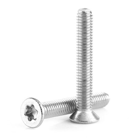 

M3 Stainless Steel SS304 Flat Head Star Drive Machine Screws Bolts (M3×25)