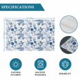 thumbnail image 6 of Flower Bird Placemats Set of 4, Vintage Blue Garden Country Wildflower Placemats for Dining Table, Place Mats for Kitchen Tabletop, Waterproof Wipeable Dining Table Mats Set, 6 of 9