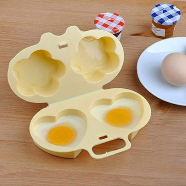 Cooking Tool Egg Cooker Microwave Fried Egg Cooker Heart Shaped Microwave Oven Flower Egg Cooker Kitchen Cooking Tool
